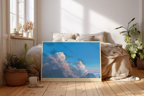 Paul Sinus Wandbild The Sky of Dreams traumhaftes Himmelsmotiv mit leuchtenden Wolken in zarten Farben für moderne Wohnräume voller Weite und Leichtigkeit