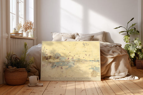 Paul Sinus Wandbild The Soft Patterns of Abstraction Pale Colors Create a Dreamlike Texture