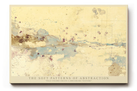 Paul Sinus Wandbild The Soft Patterns of Abstraction Pale Colors Create a Dreamlike Texture