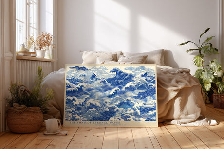 Paul Sinus Wandbild The Song of Eternal Waves Ocean in Rhythm of Blue