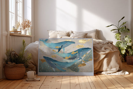 Paul Sinus Wandbild The Song of Ocean Giants Whales in Harmony