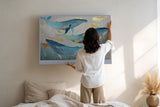 Paul Sinus Wandbild The Song of Ocean Giants Whales in Harmony