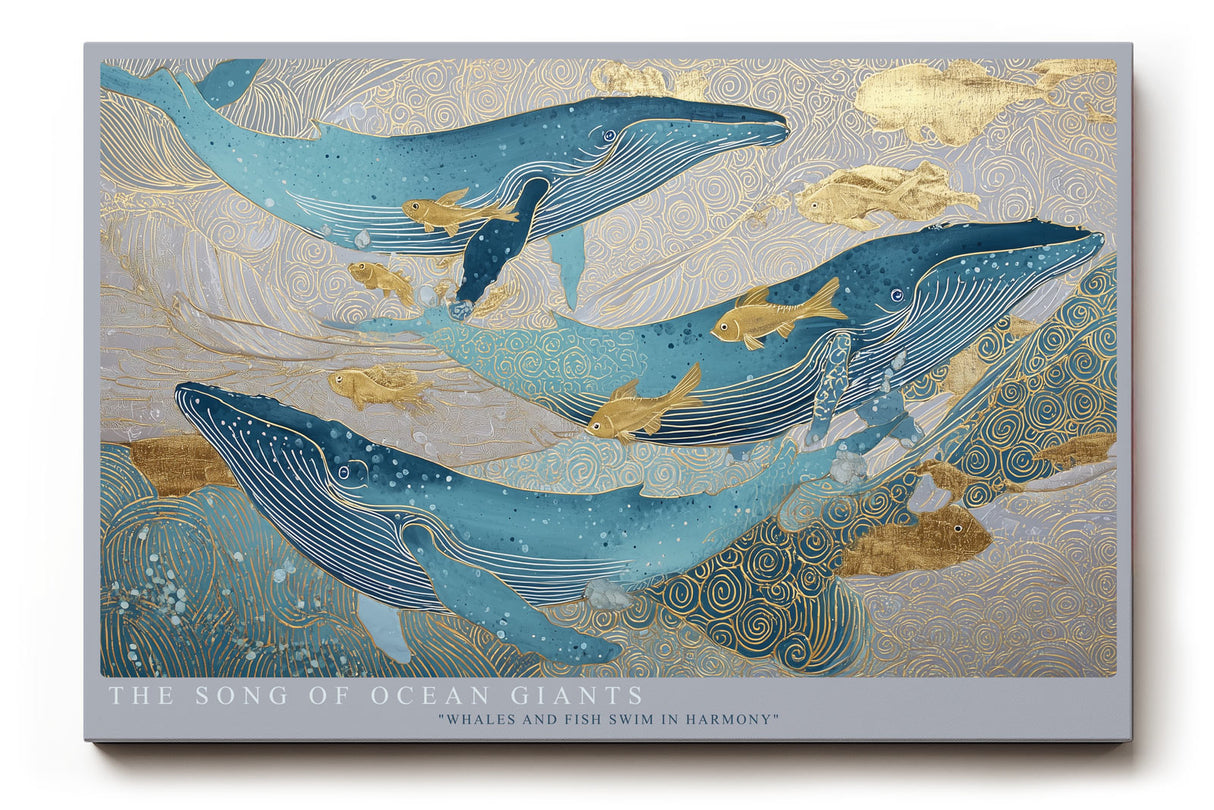 Paul Sinus Wandbild The Song of Ocean Giants Whales in Harmony