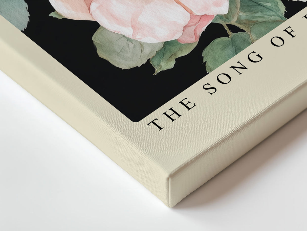 Paul Sinus Wandbild The Song of Robins Bloom – Zarte Darstellung zweier Rotkehlchen auf blühenden Zweigen – Romantisches Wandbild voller Leichtigkeit und Harmonie.