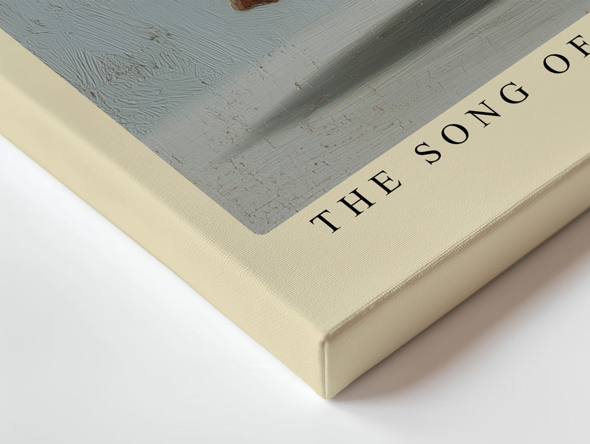Paul Sinus Wandbild The Song of the Shell – Realistische Muscheldarstellung in sanften Naturtönen, Symbol für Ruhe, Zeitlosigkeit und das Meer