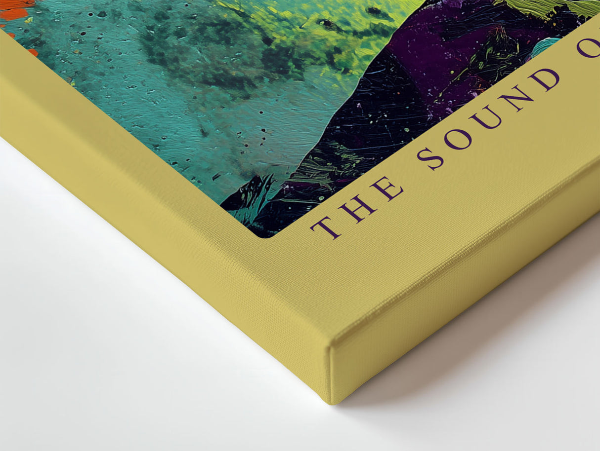 Paul Sinus Wandbild The Sound of a Legend Vibrant Portrait of Musical Genius and Colorful Passion