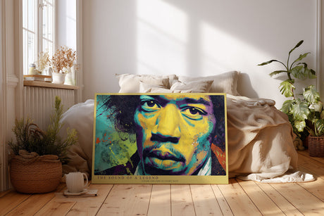 Paul Sinus Wandbild The Sound of a Legend Vibrant Portrait of Musical Genius and Colorful Passion