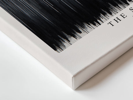 Paul Sinus Wandbild The Sound of Monochrome Lines – Abstrakte Rhythmen aus Licht und Schatten