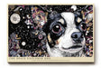 Paul Sinus Wandbild The Space Explorer Dog Verspieltes Kunstmotiv eines Hundes im Weltraum, umgeben von Sternen, Galaxien und farbintensiver Fantasie.