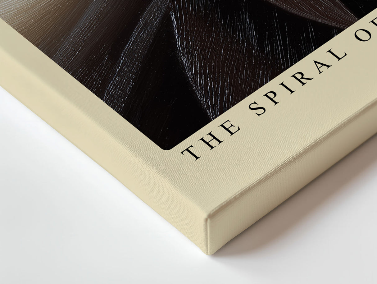 Paul Sinus Wandbild The Spiral of Endless Motion Light and Shadow in Silent Depths