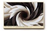 Paul Sinus Wandbild The Spiral of Endless Motion Light and Shadow in Silent Depths