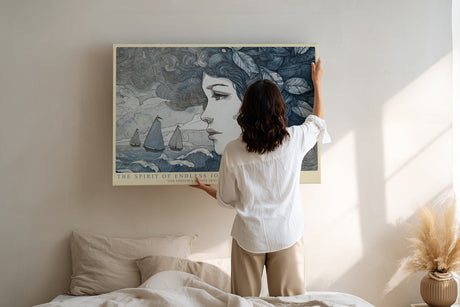 Paul Sinus Wandbild The Spirit of Endless Journeys Nautical Muse of Wind and Freedom