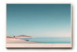 Paul Sinus Wandbild The Stillness of Horizons – Minimalistische Landschaft in Blau und Sandfarben