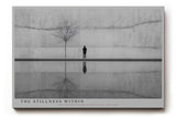Paul Sinus Wandbild The Stillness Within – Minimalistische Schwarz-Weiß-Komposition mit Mensch und Baum
