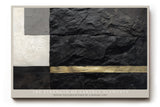 Paul Sinus Wandbild The Strength of Earthly Elements Abstract Stone and Gold