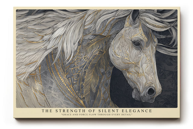 Paul Sinus Wandbild The Strength of Silent Elegance Horse of Grace and Power