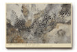 Paul Sinus Wandbild The Structure of Decay abstraktes Naturmotiv in erdigen Grau- und Beigetönen mit organischen Mustern
