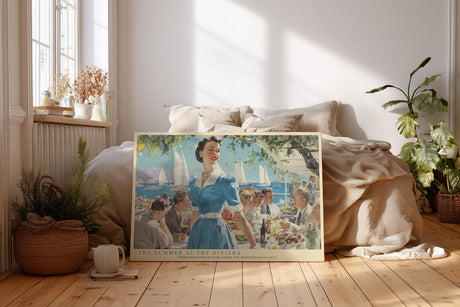 Paul Sinus Wandbild The Summer at the Riviera Elegance Under Mediterranean Light