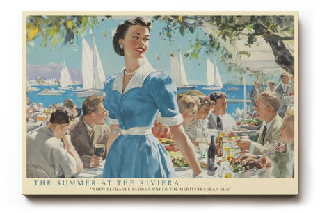 Paul Sinus Wandbild The Summer at the Riviera Elegance Under Mediterranean Light