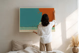 Paul Sinus Wandbild The Sunlit Summer Moment – Farbintensive Szene in warmem Licht – Modernes Wandbild mit sommerlicher Leichtigkeit und künstlerischem Ausdruck.