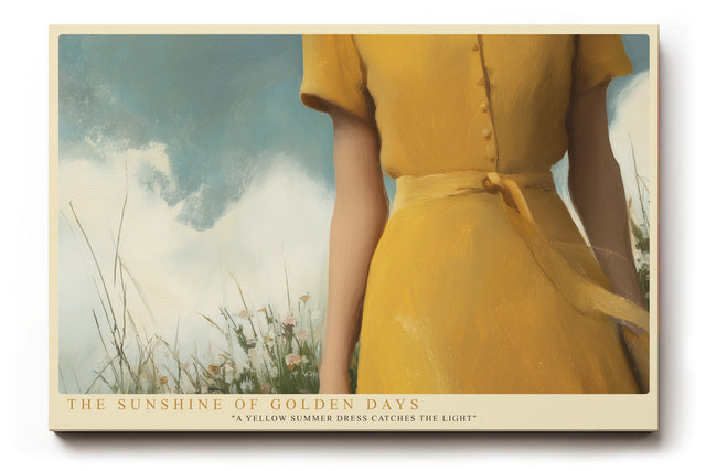 Paul Sinus Wandbild The Sunshine of Golden Days – Warme Eleganz und nostalgische Sommerstimmung in sanftem Licht