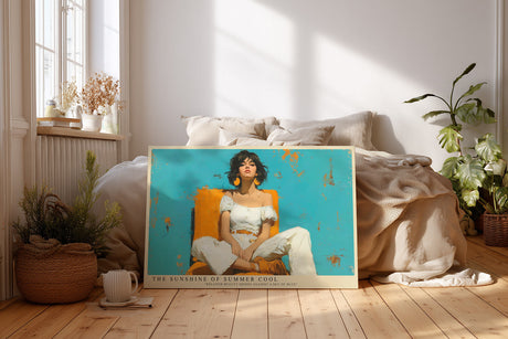 Paul Sinus Wandbild The Sunshine of Summer Cool moderne Kunst in leuchtenden Farben auf Leinwand