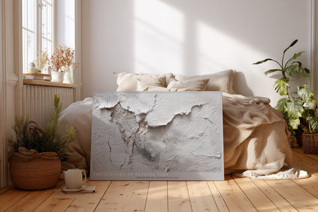 Paul Sinus Wandbild The Texture of Passing Time Abstract Surface of Decay and Beauty