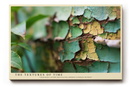 Paul Sinus Wandbild The Textures of Time – Verwitterte Schichten als Kunst der Vergänglichkeit