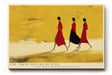 Paul Sinus Wandbild The Three Sisters of Fate Minimalist Figures on Golden Path