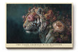 Paul Sinus Wandbild The Tiger Crowned with Blossoms Strength and Beauty in Harmony