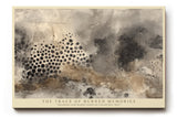 Paul Sinus Wandbild The Trace of Burned Memories abstraktes Motiv in erdigen Farbtönen mit Struktur und Tiefe