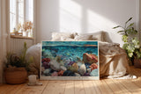 Paul Sinus Wandbild The Treasures Below the Waves Colorful Seashells Underwater Harmony