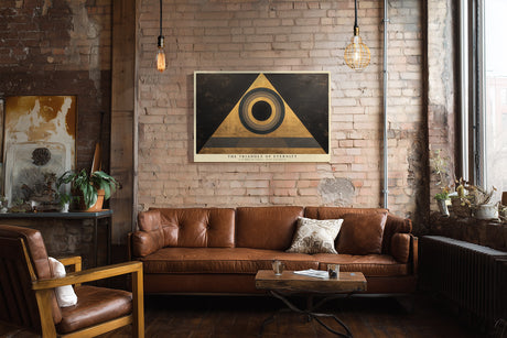 Paul Sinus Wandbild The Triangle of Eternity Symbol of Unity and Depth