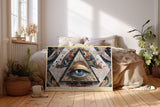 Paul Sinus Wandbild The Triangle of Truth Sacred Geometry and Divine Vision
