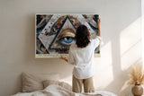 Paul Sinus Wandbild The Triangle of Truth Sacred Geometry and Divine Vision