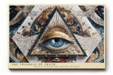 Paul Sinus Wandbild The Triangle of Truth Sacred Geometry and Divine Vision