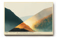 Paul Sinus Wandbild The Valley of Crossing Light Golden Mountains in Shadow and Sun
