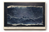 Paul Sinus Wandbild The Veins of Night – Abstrakte Textur in Dunkelblau, inspiriert von organischen Linien und verborgenen Strukturen