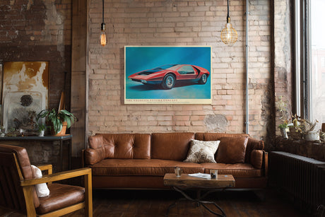 Paul Sinus Wandbild The Velocita Futura Concept Vision of Speed and Innovation