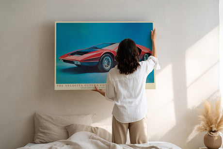 Paul Sinus Wandbild The Velocita Futura Concept Vision of Speed and Innovation