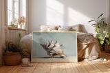 Paul Sinus Wandbild The Voice of the Sea – realistische Muschel in sanften Farbtönen als Symbol für Ruhe und natürliche Eleganz