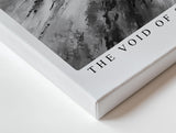 Paul Sinus Wandbild The Void of Silver Shadows Abstract Depth of Light and Darkness