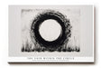 Paul Sinus Wandbild The Void Within the Circle Abstract Black Ink Composition