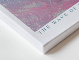 Paul Sinus Wandbild The Wave of Changing Colors – Abstrakte Meereswelle in Türkis und Rosa, fließendes Farbmotiv mit moderner Textur und Bewegung