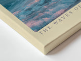 Paul Sinus Wandbild The Waves of Pink Sunset – Sanftes Farbenspiel über dem abendlichen Meer