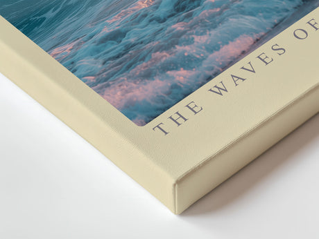 Paul Sinus Wandbild The Waves of Pink Sunset – Sanftes Farbenspiel über dem abendlichen Meer