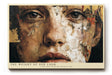 Paul Sinus Wandbild The Weight of Her Look Expressive Female Portrait in Layers of Emotion and Time