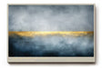 Paul Sinus Wandbild The Weight of Light Abstract Horizon with Golden Balance in Mist and Shadow