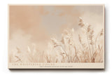 Paul Sinus Wandbild The Whispering Fields – Sanfte Bewegung von Gräsern im Wind – Poetisches Wandbild in warmen Naturtönen mit ruhiger Dynamik.