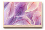 Paul Sinus Wandbild The Whispers of Colorful Leaves Soft Light in Shades of Pink and Purple